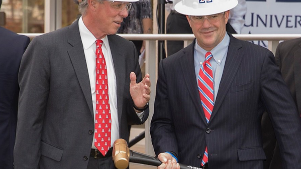 Gov. Ducey on UA campus to mark building renovation project